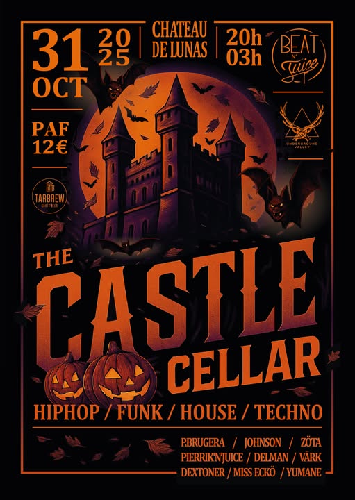 SOIRÉE DJ THE CASTLE CELLAR À LUNAS SOIRÉE DJ THE CASTLE CELLAR À LUNAS