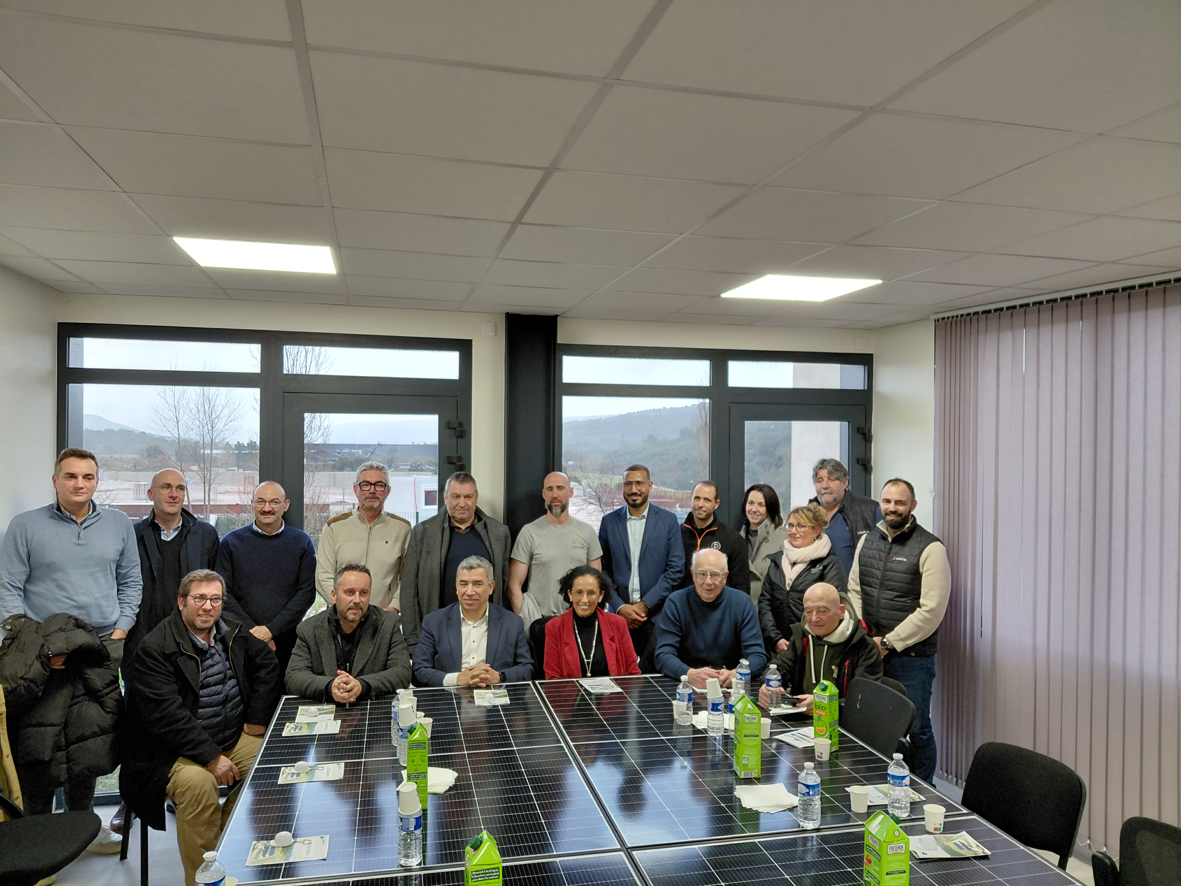 LE VICE-PRESIDENT DE LA REGION VISITE LE PARC MICHEL CHEVALIER