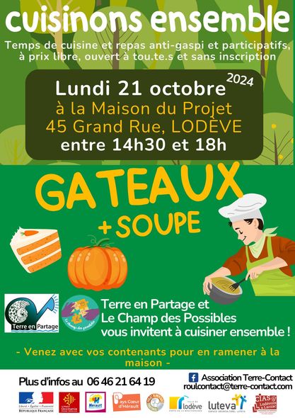 AFFICHE ATELIER CUISINE