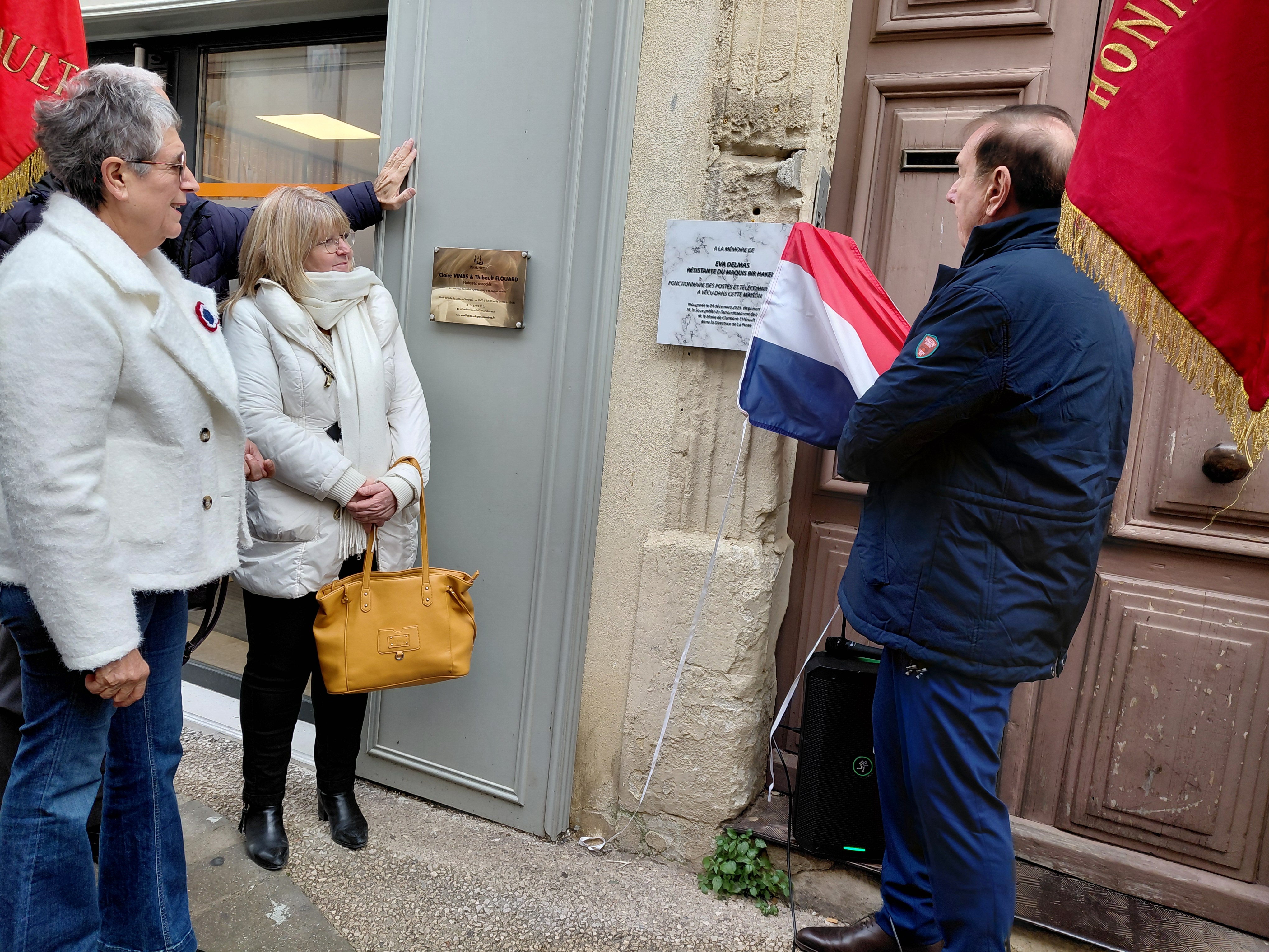 LA RÉSISTANTE EVA DELMAS A L'HONNEUR A CLERMONT LA RÉSISTANTE EVA DELMAS A L'HONNEUR A CLERMONT