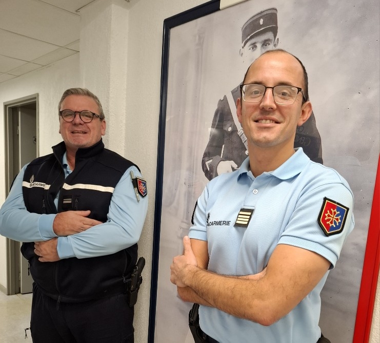 LE COMMANDANT DE COMPAGNIE DE GENDARMERIE DE BEZIERS DETAILLE LE TRAVAIL DE SES HOMMES LE COMMANDANT DE COMPAGNIE DE GENDARMERIE DE BEZIERS DETAILLE LE TRAVAIL DE SES HOMMES