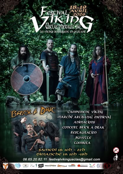 2 ÈME ÉDITION DU FESTIVAL VIKING D'USCLAS D'HÉRAULT
