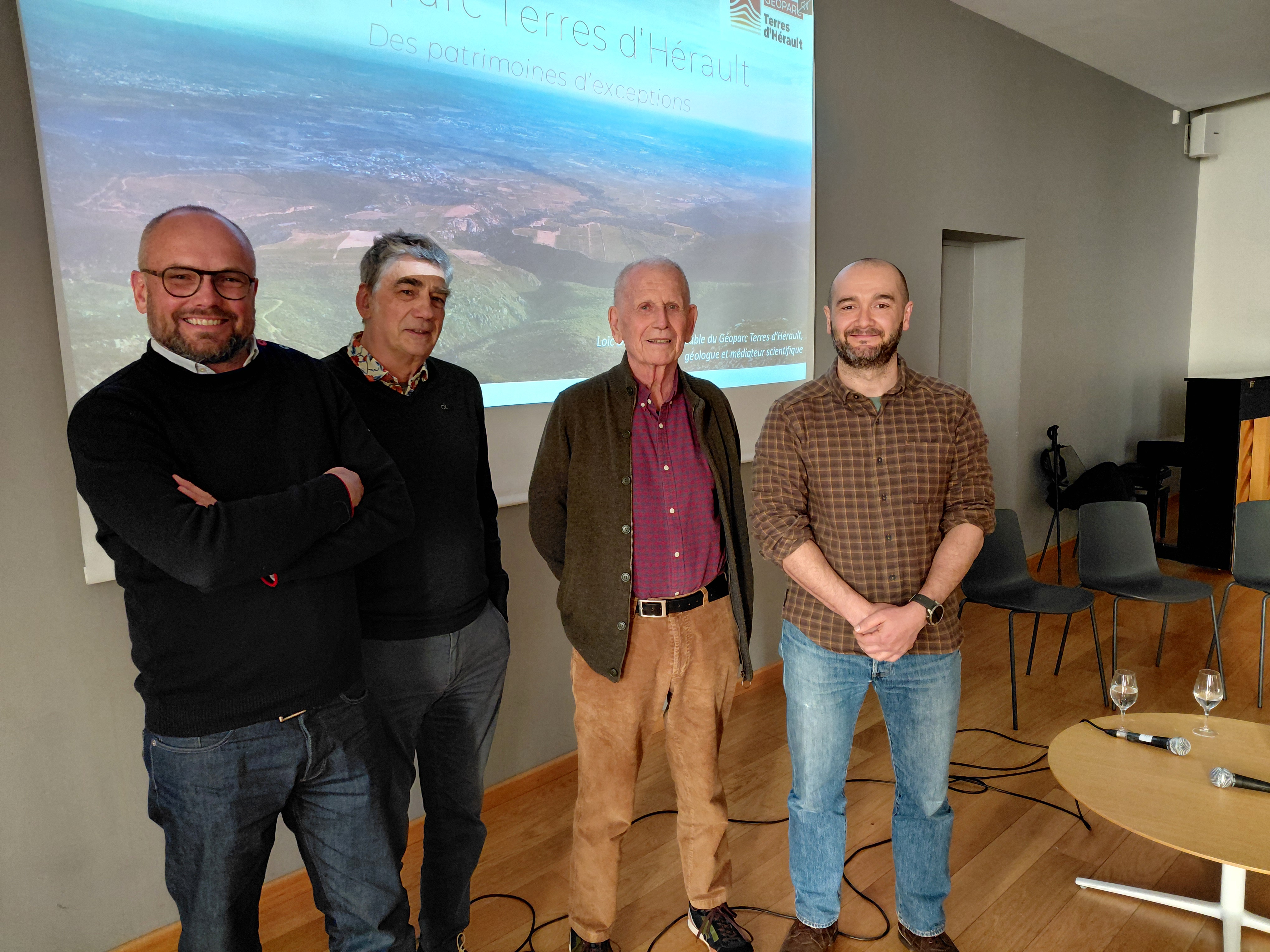 LES TERRASSES DU LARZAC PARLENT GÉOLOGIE AVEC L'AUTEUR JEAN-CLAUDE BOUSQUET