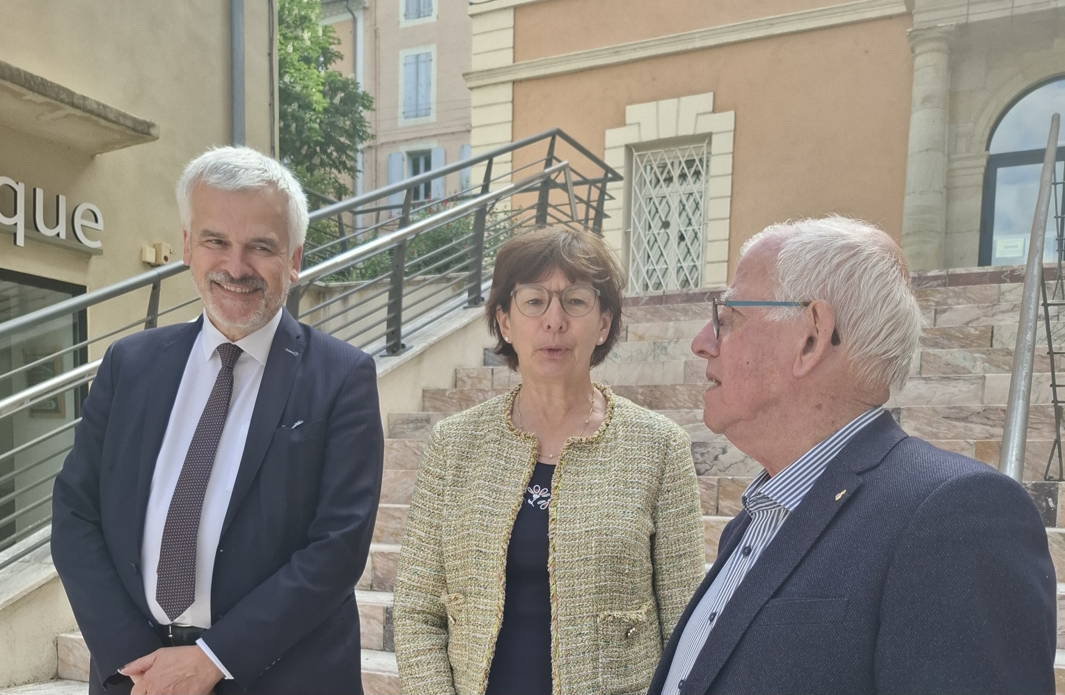LA PRÉFÈTE EN VISITE A BEDARIEUX LA PRÉFÈTE EN VISITE A BEDARIEUX